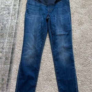 Madewell Blue Skinny Maternity Jeans Classic Denim
